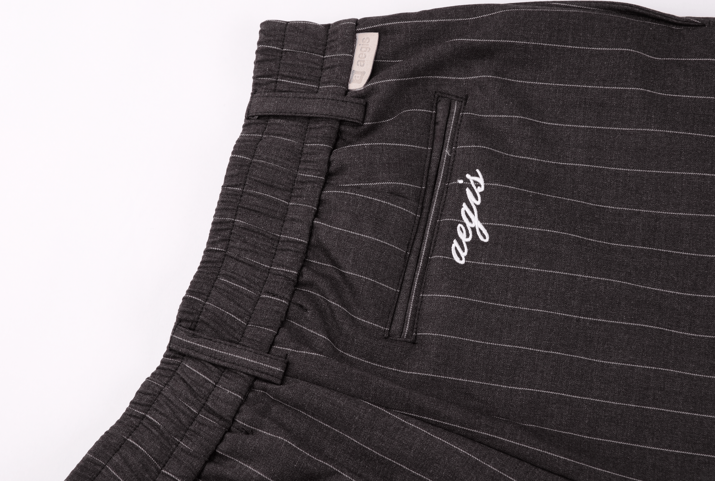 Gerik Black Striped Pants