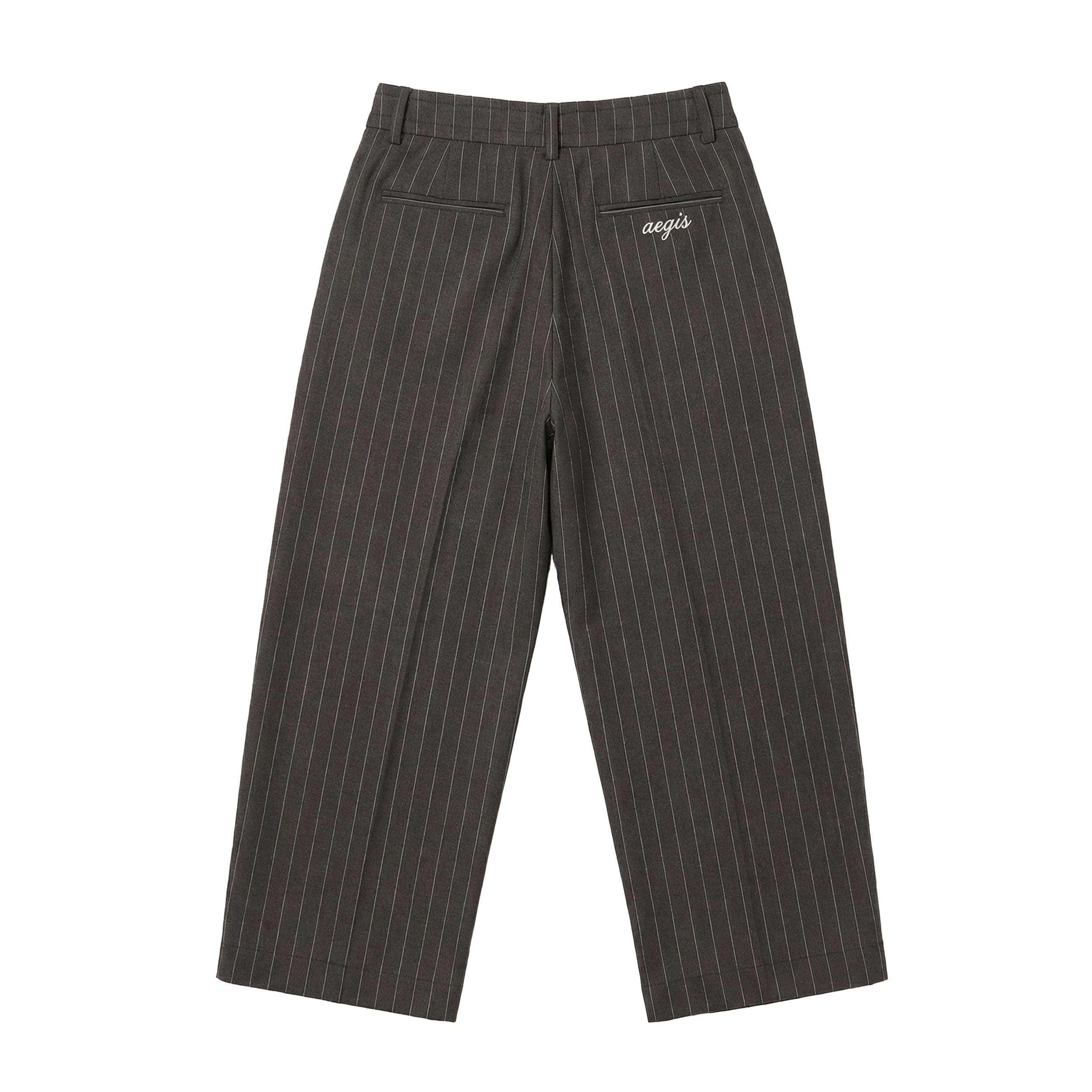 Gerik Black Striped Pants