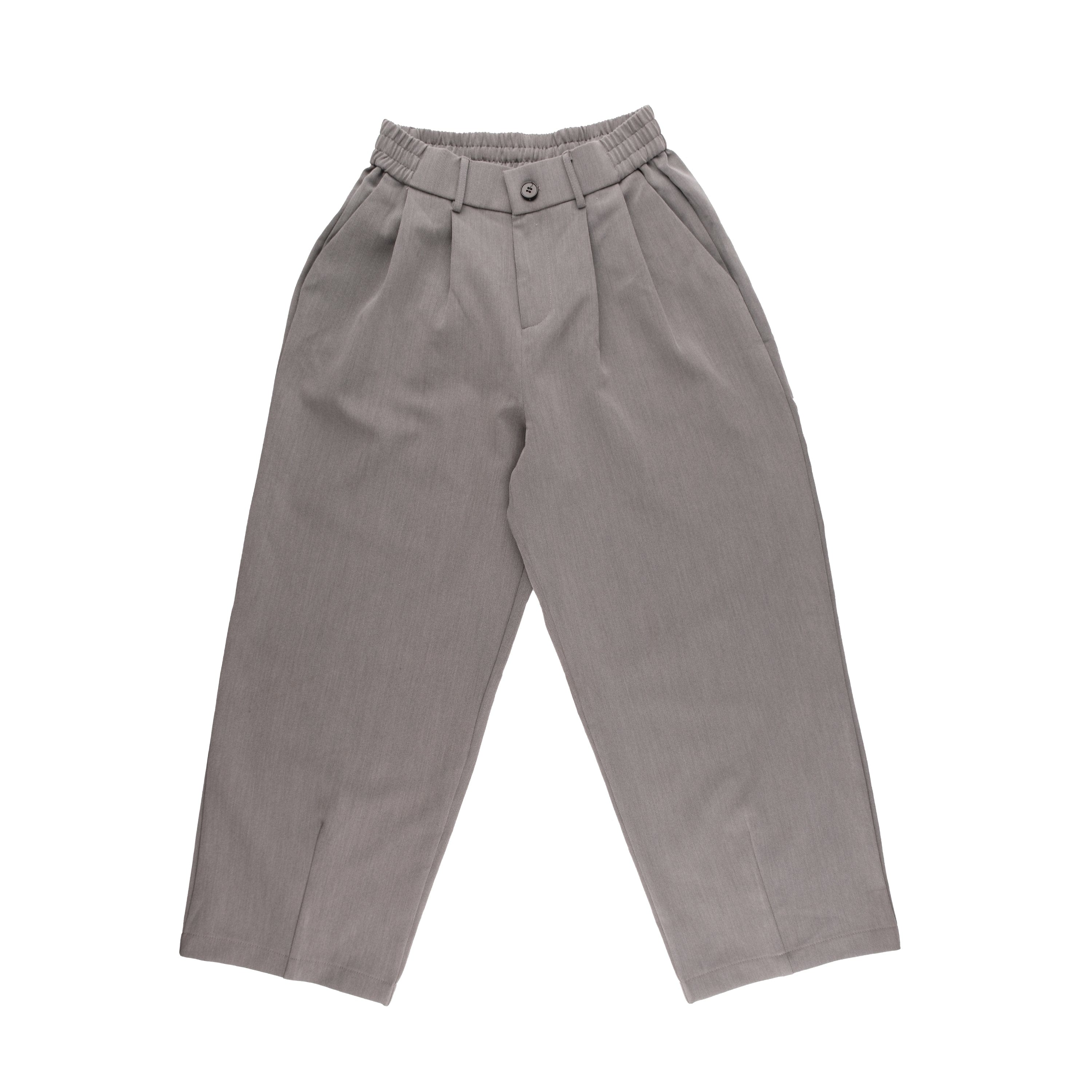 Pleated Pants Grey