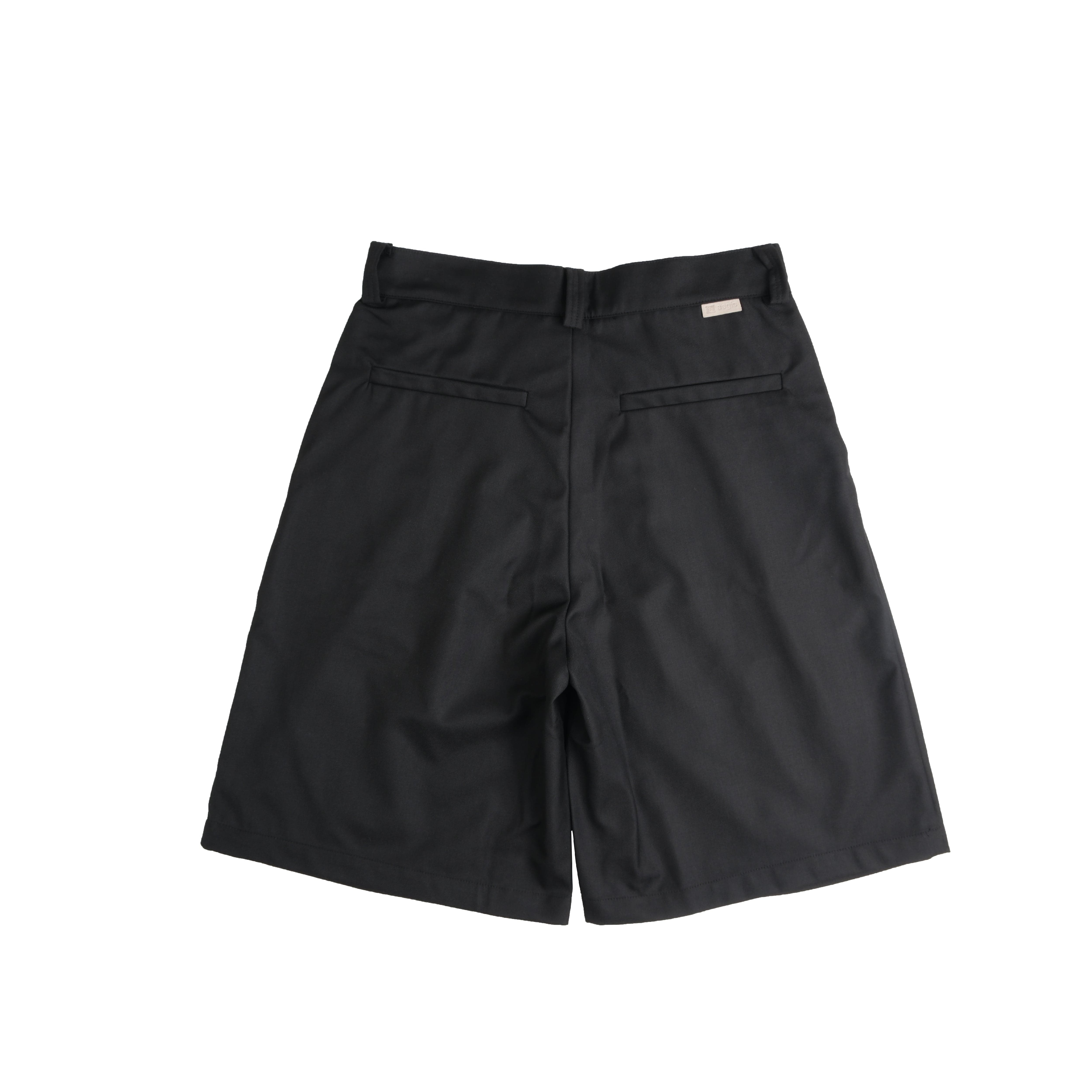 shorts Pleated Shorts Black V2
