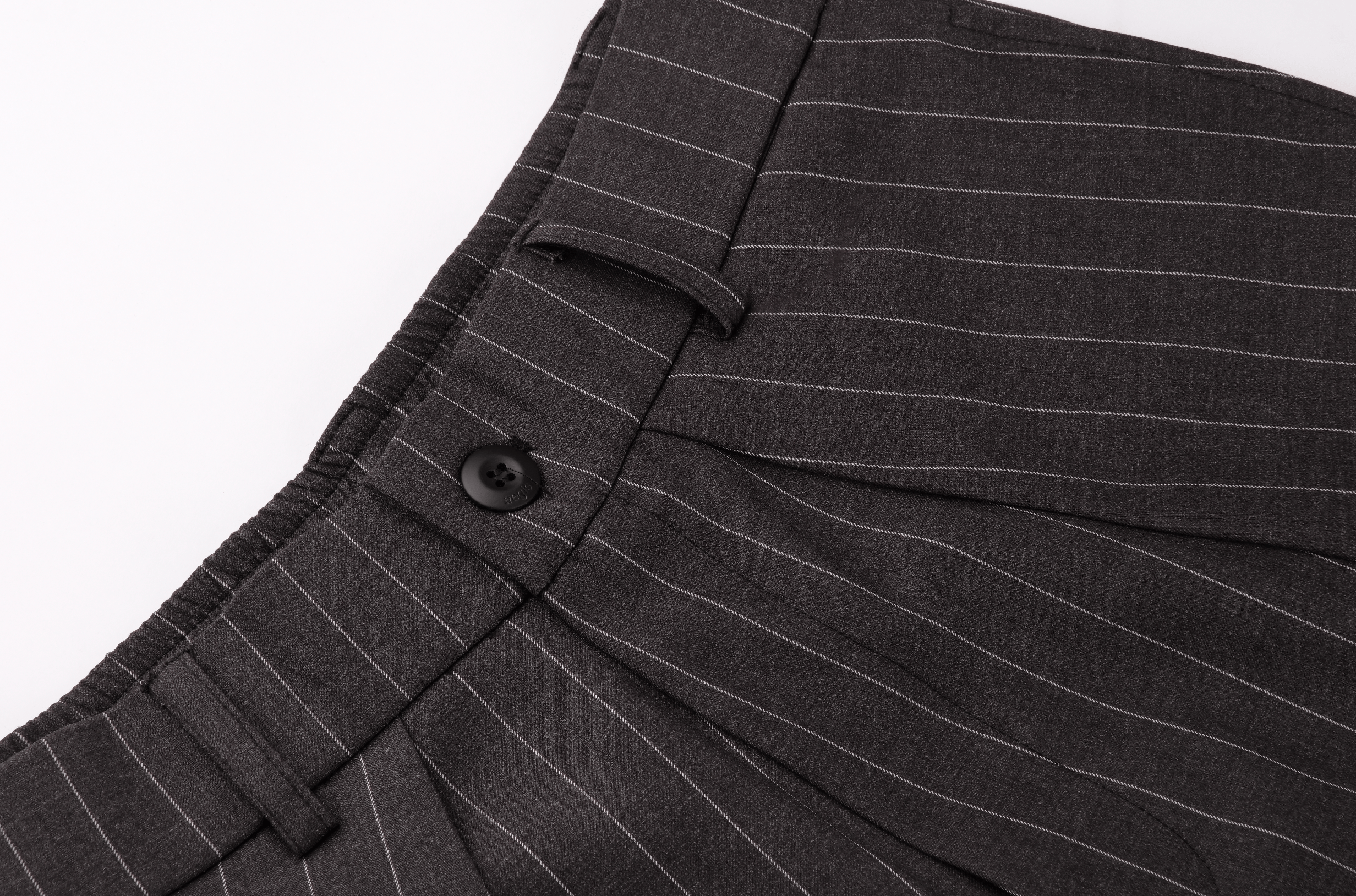 Gerik Black Striped Pants