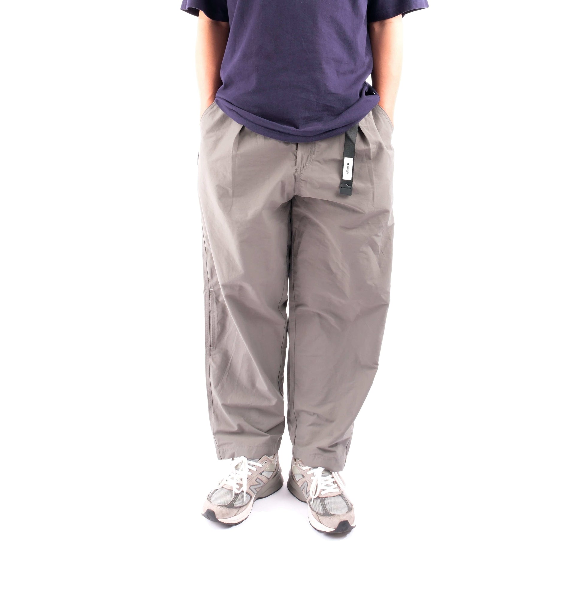 Wide Balloon Trousers Grey – aegis